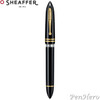 Sheaffer Balance III Black with Gold Plated Trim Piston-Fill Fountain Pen Medium