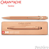 Caran d'Ache 849 Brut Rosé Ballpoint Pen 849.997, with holder Caran d'Ache 849 Brut Rosé Ballpoint Pen 849.997, with holder