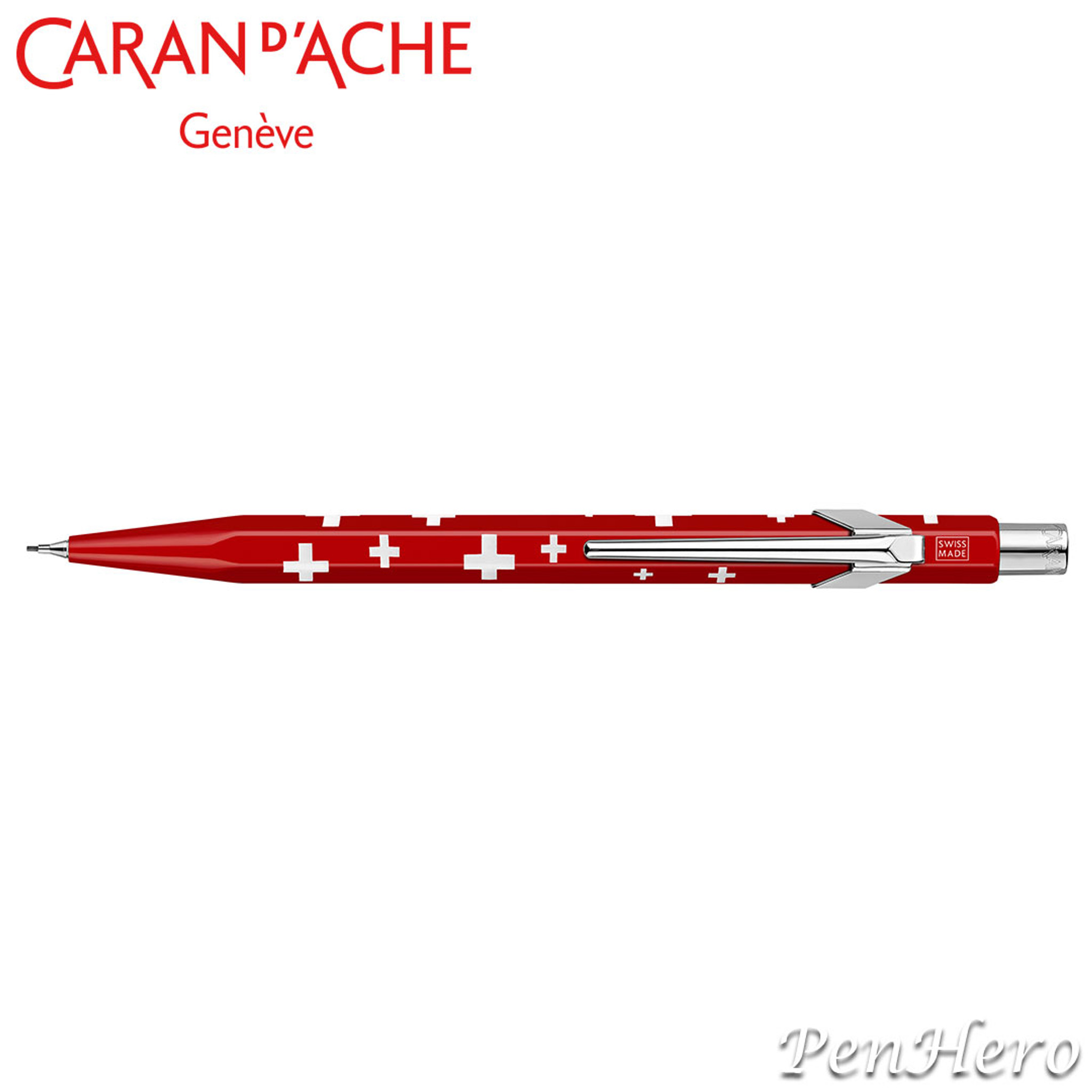 Caran d'Ache 844 Swiss Flag 0.7mm Mechanical Pencil 844.253