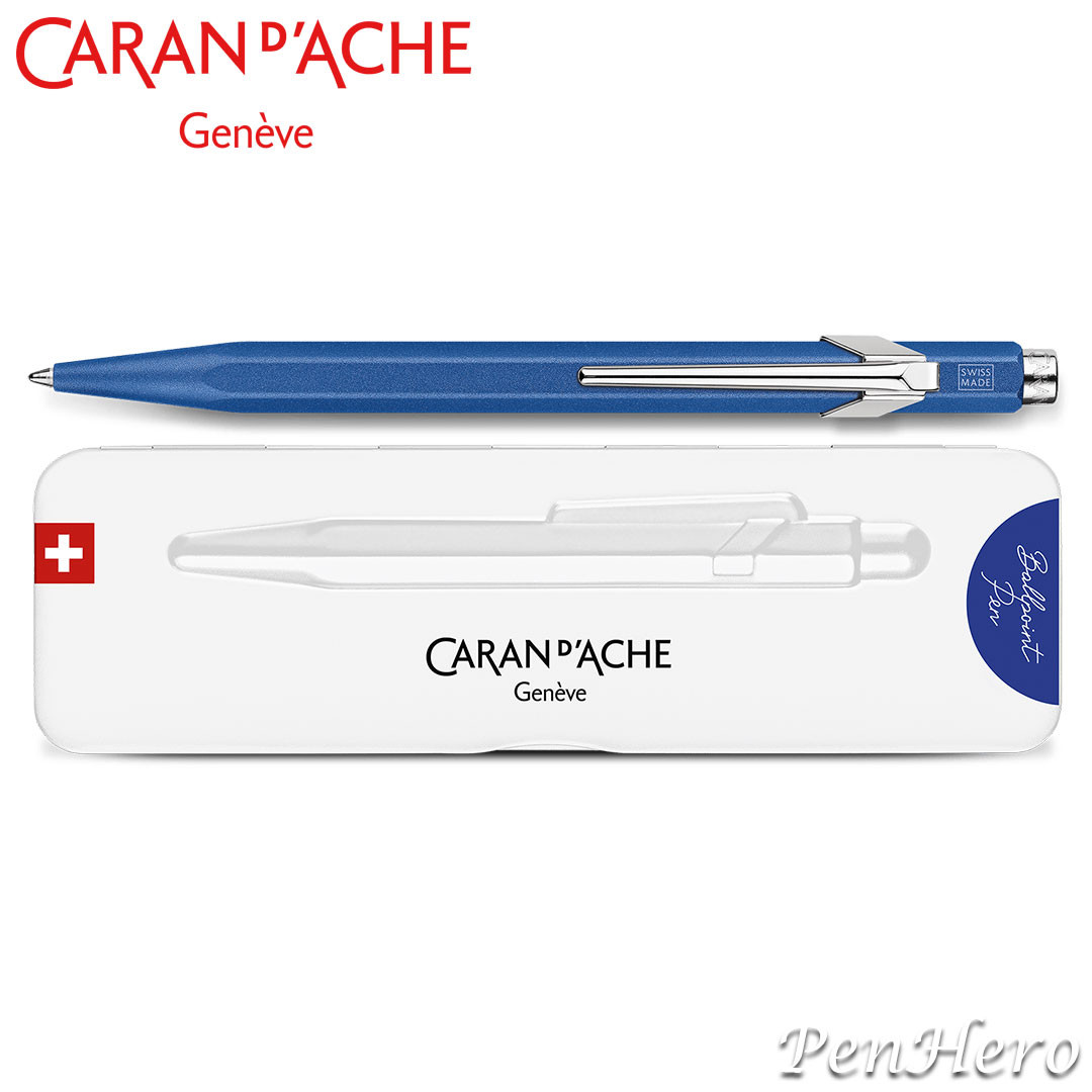 Caran D'Ache Ballpoint Pen 849 Colormat-X Blue With