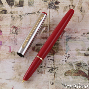 SOLD:  Esterbrook Phaeton Signal Red Fountain Pen Medium Demo/Tester