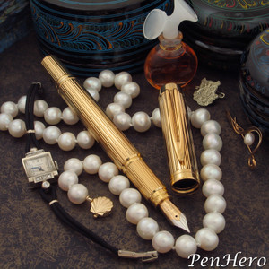 Waterman Man 100 Gold "Specimen" Demonstrator Pen c. 1987-1988