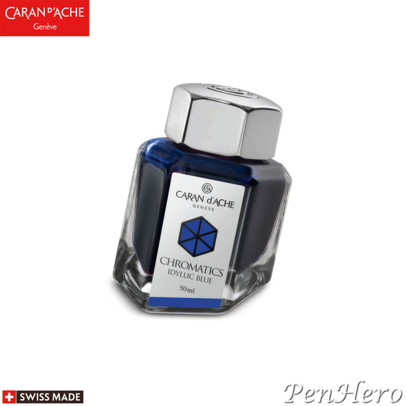 Caran d'Ache Bottled Ink Idyllic Blue Ink