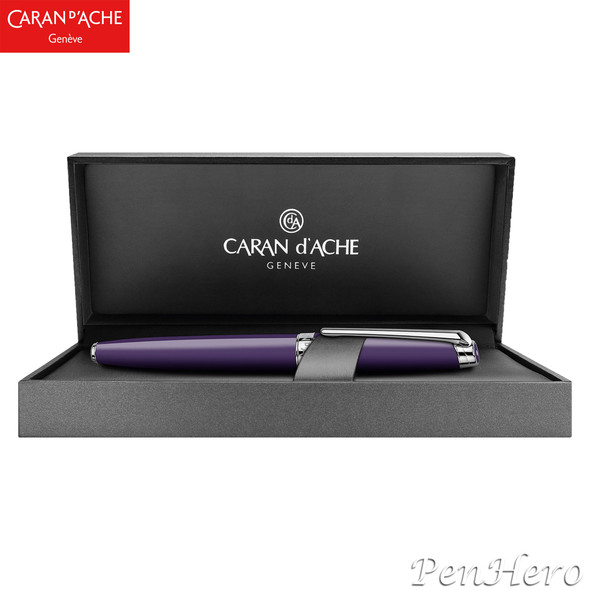 Caran d'Ache Leman Lilac Fountain Pen Medium 4799.110