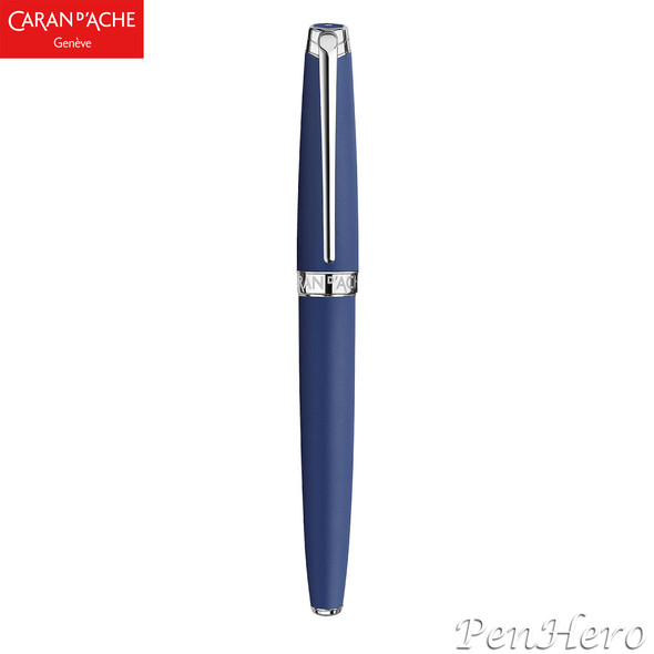 Caran d'Ache Leman V2 Blue Night Matte Rollerball Pen 4779.449