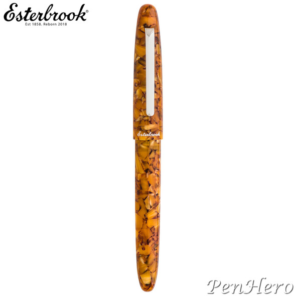 Esterbrook Estie Honeycomb Palladium Plate Trim Fountain Pen Broad