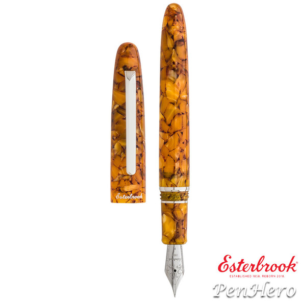 Esterbrook Estie Honeycomb Palladium Plate Trim Fountain Pen Extra Fine E436-EF