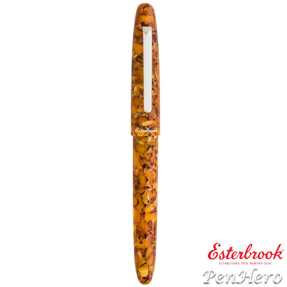 Esterbrook Estie Honeycomb Palladium Plate Trim Rollerball Pen E437