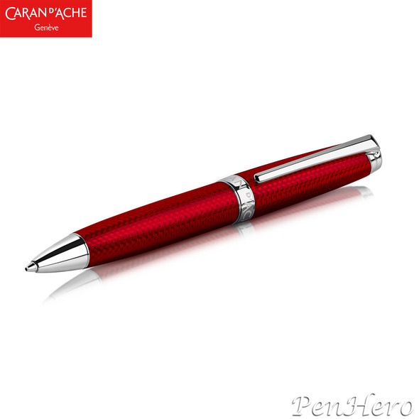Caran d'Ache Leman Rouge Carmin Ballpoint Pen 4789.580