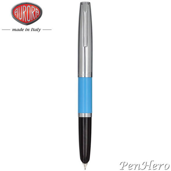 Aurora Duo Cart Light Blue Fountain Pen Medium Nib DC57-CAM