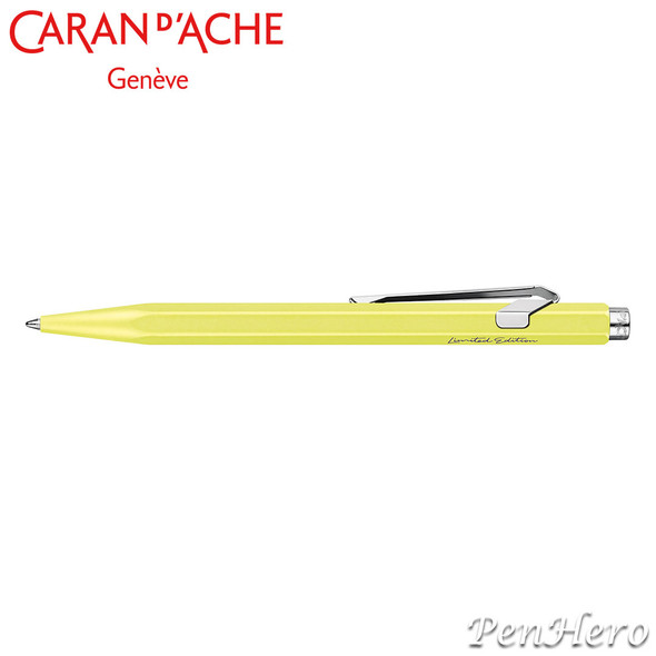 Caran d'Ache 849 Neon Yellow Limited Edition Ballpoint Pen