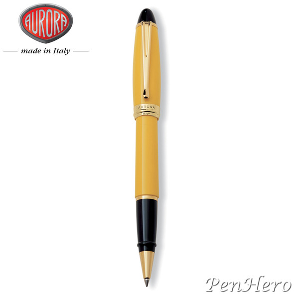 Aurora Ipsilon Yellow Rollerball Pen B71-Y