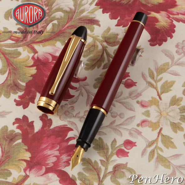Aurora Ipsilon Bordeaux Fountain Pen Medium Nib B11-X-M
