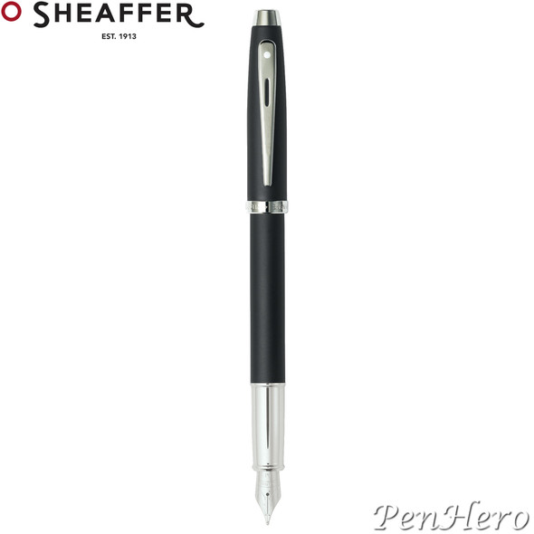 Sheaffer 100 Matte Black Fountain Pen Fine