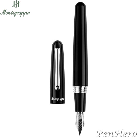Montegrappa Elmo 01 Black Fountain Pen Fine