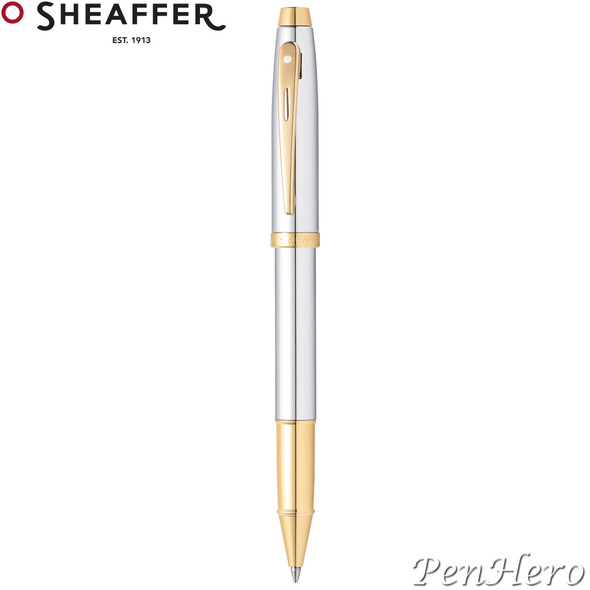 Sheaffer 100 Bright Chrome G/T Rollerball Pen