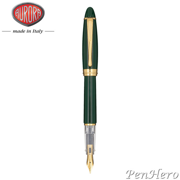 Aurora Ipsilon Demo Dreamer Green Fountain Pen Fine Nib B09-DV-F