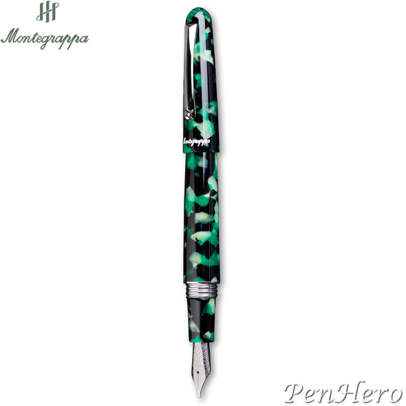 Montegrappa Elmo 01 Emerald Green Fountain Pen 1.1 Stub
