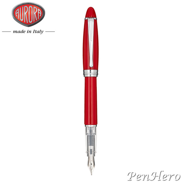 Aurora Ipsilon Demo Passionate Red Fountain Pen Fine Nib B09-CR-F