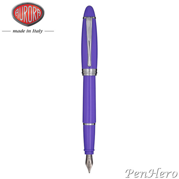 Aurora Ipsilon Spring Primavera Purple Fountain Pen Extra Fine Nib B11-CVI-EF