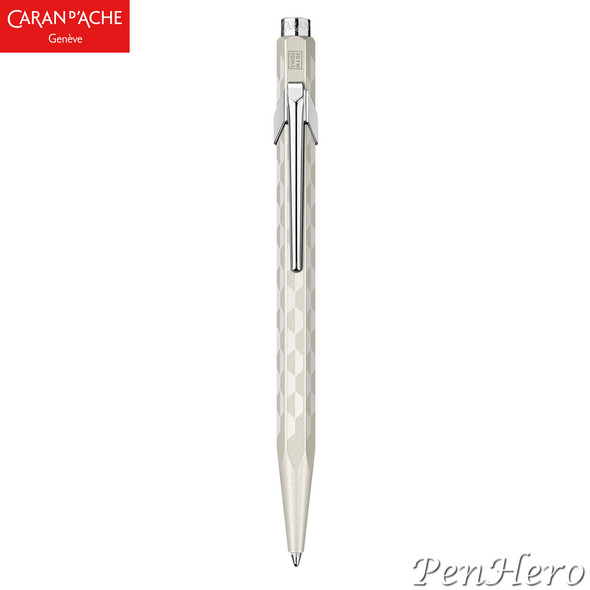 Caran d'Ache 849 Alpine Frost White Special Edition Ballpoint Pen