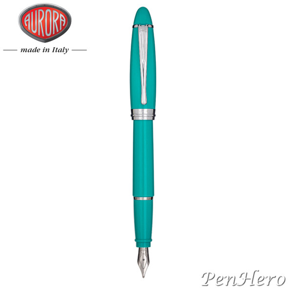 Aurora Ipsilon Summer Estate Green Fountain Pen Extra Fine Nib