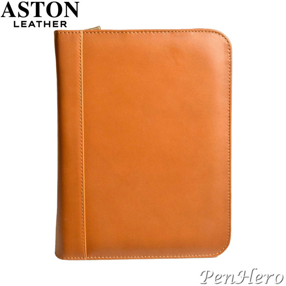 Aston Leather Collector's 20-Pen Case Tan