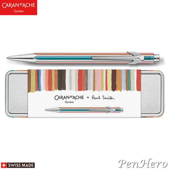Caran d'Ache 849 PAUL SMITH EDITION 5 SILVER Ballpoint Pen