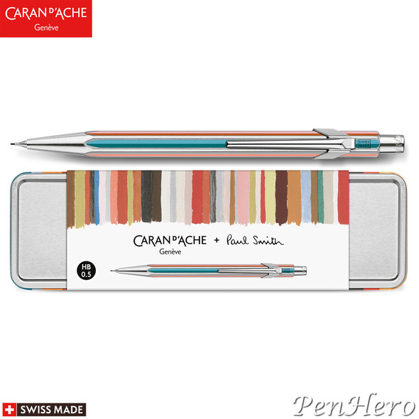 Caran d'Ache 844 PAUL SMITH EDITION 5 Silver 0.5 mm Pencil