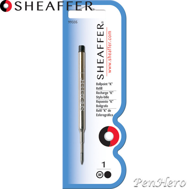 Sheaffer "K" Ballpoint Refill Black Medium