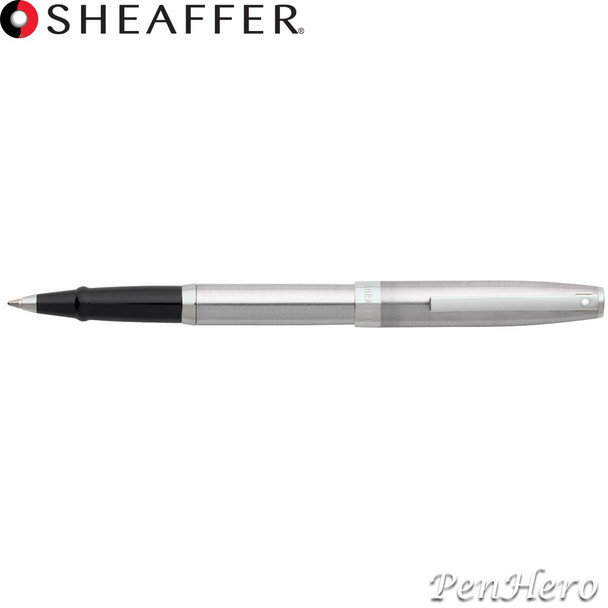Sheaffer Sagaris Brushed Chrome with Silver Trim Rollerball Pen
