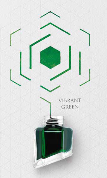 Caran d'Ache Vibrant Green Ink Bottle