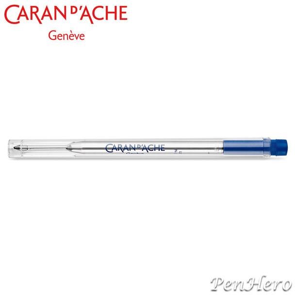 Caran d'Ache Goliath Blue Medium Ballpoint Ink Cartridge