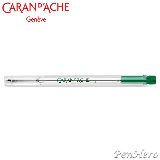Caran d'Ache Goliath Green Medium Ballpoint Ink Cartridge