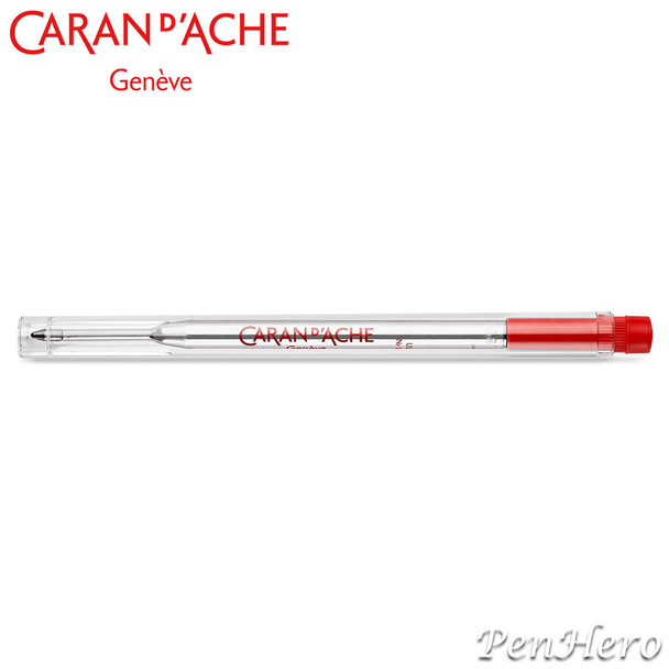 Caran d'Ache Goliath Red Medium Ballpoint Ink Cartridge