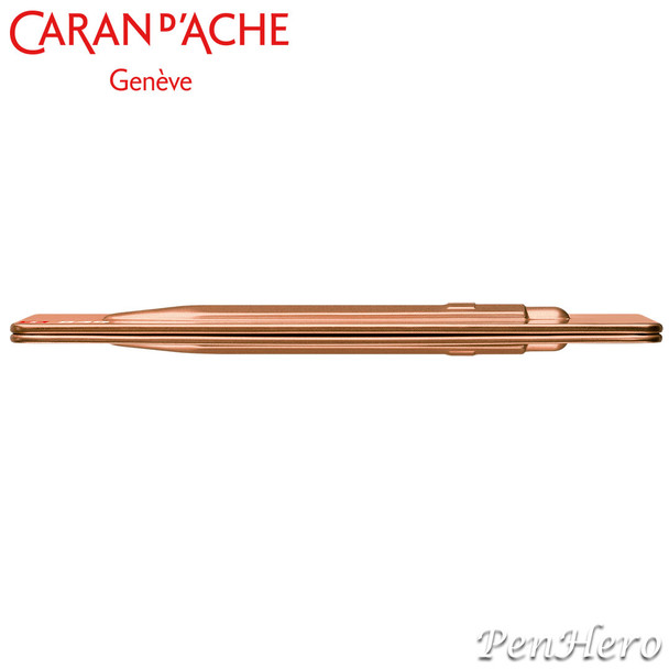 Caran d'Ache 849 Brut Rosé Ballpoint Pen 849.997, with holder