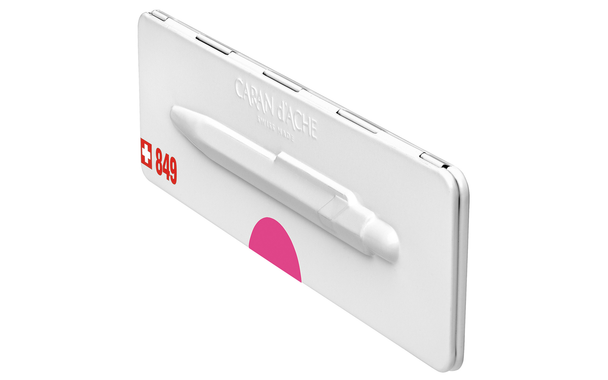 Caran d'Ache 849 POPLINE Fluorescent Purple Ballpoint Pen
