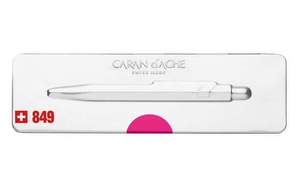 Caran d'Ache 849 POPLINE Fluorescent Purple Ballpoint Pen