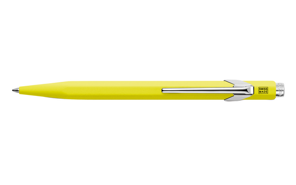 Caran d'Ache 849 POPLINE Fluorescent Yellow Ballpoint Pen