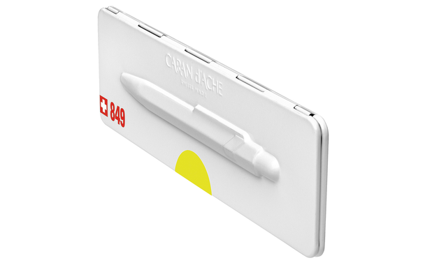 Caran d'Ache 849 POPLINE Fluorescent Yellow Ballpoint Pen