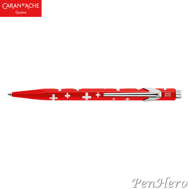Caran d'Ache 849 Essentially Swiss Swiss Flag Ballpoint Pen 849.253