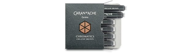 Caran d'Ache Organic Brown Ink Cartridges