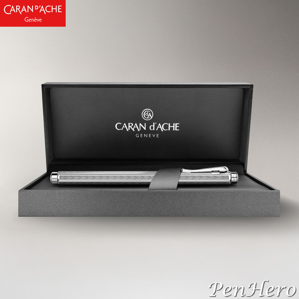Caran d'Ache Ecridor Chevron Palladium-coated Fountain Pen Medium 958.286