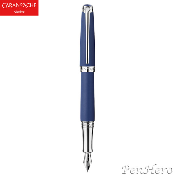 Caran d'Ache Leman V2 Blue Night Matte Fountain Pen Medium 4799.449