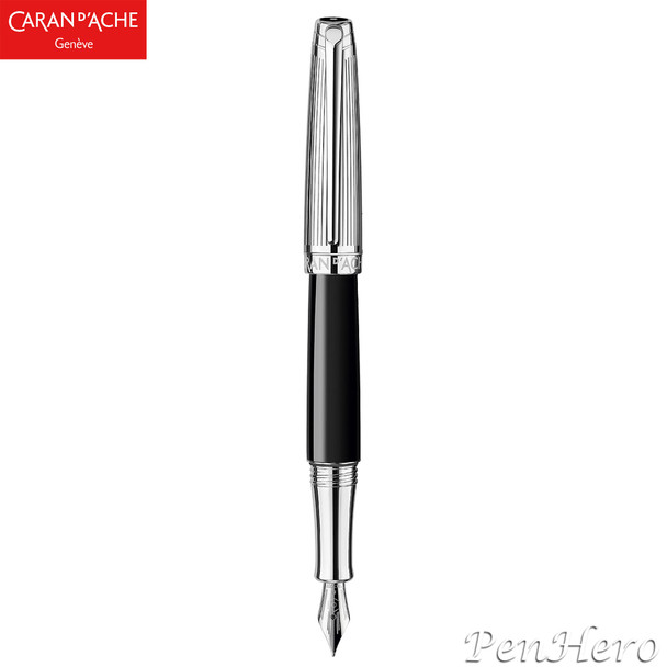 Caran d'Ache Leman V2 Bicolor Black Fountain Pen Medium 4799.289
