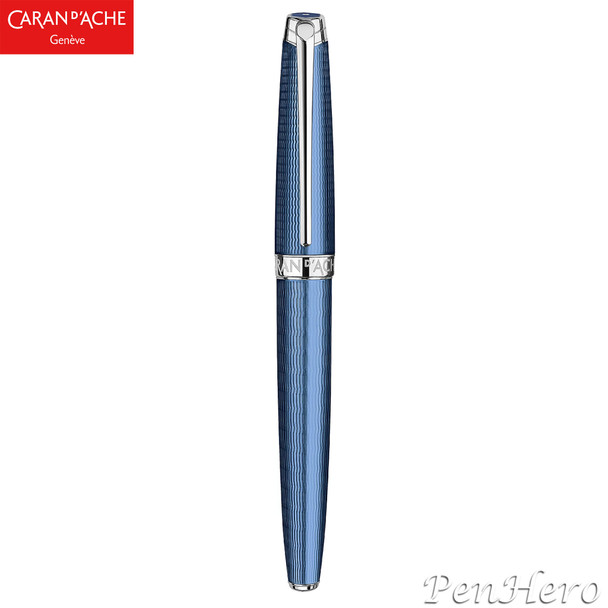 Caran d'Ache Leman Grand Bleu Fountain Pen Fine 4799.158