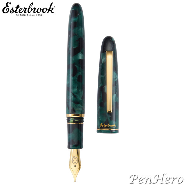 Esterbrook Estie Evergreen Gold Trim Fountain Pen Fine