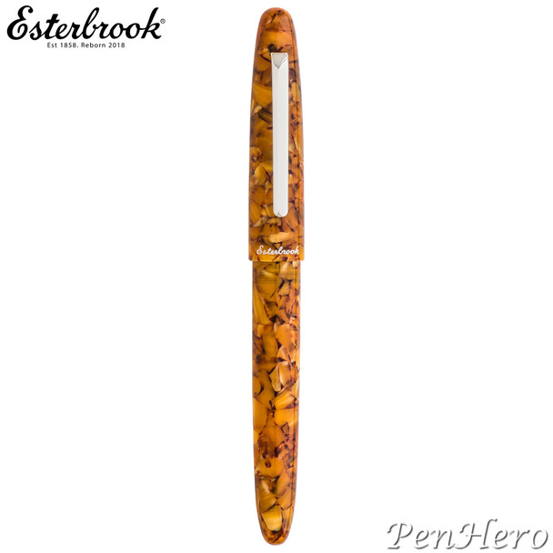 Esterbrook Estie Honeycomb Palladium Plate Trim Fountain Pen 1.1 Stub