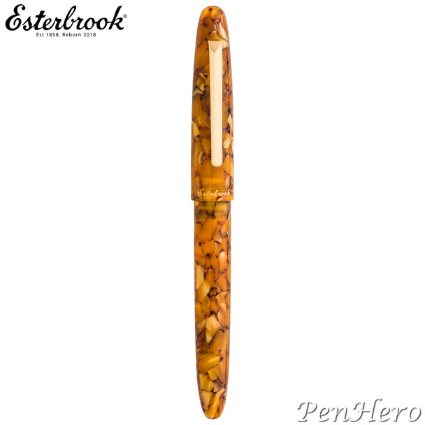 Esterbrook Estie Honeycomb Gold Plate Trim Fountain Pen Medium