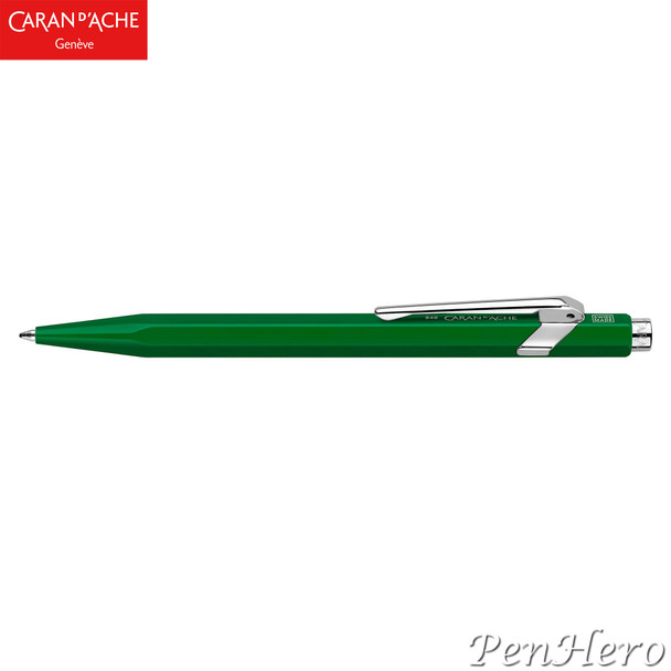 Caran d'Ache 849 Metal Green Ballpoint Pen 849.210